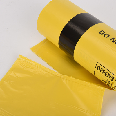 Εύκολη πλαστική σακούλα HDPE για συσκευασία ιατρικών αποβλήτων κλινικών