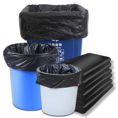 Υπεργολάβοι HDPE σακούλες απορριμμάτων Σούπερ παχιά μαύρα σακούλα απορριμμάτων για εργασίες υποδοχής αποθήκευσης απορριμμάτων
