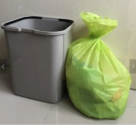 Προσαρμοσμένο κουτί Μπεζά σχοινί σακούλα σκουπιδιών Φτιαγμένο από 40% βιολογική πηγή καλαμποκιού άμυλο βιολογικό υλικό