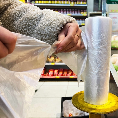 Προσαρμοσμένο χρώμα HDPE πλαστικό σάκο συσκευασίας τροφίμων