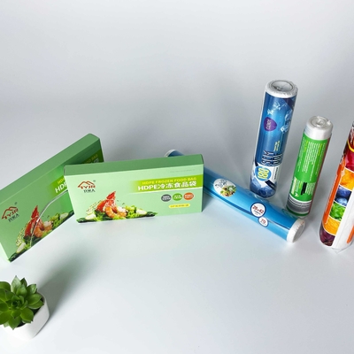 Προσαρμοσμένο χρώμα HDPE πλαστικό σάκο συσκευασίας τροφίμων