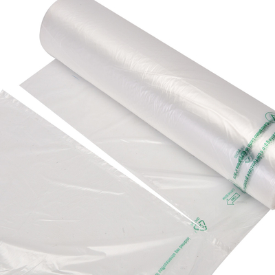 Διαφανής συσκευασία τροφίμων HDPE επίπεδη σακούλα σε ρόλο για φρούτα λαχανικά δείγμα ψωμιού