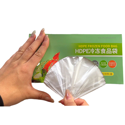 Πλαστικές σακούλες τροφίμων συσκευασία HDPE σακούλα φρέσκιας διατήρησης για βιώσιμη λύση αποθήκευσης