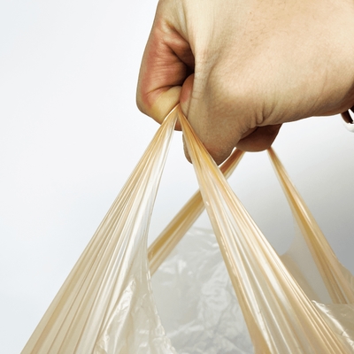 Προσαρμοσμένο πολυπλαστικό HDPE μπλουζάκι σούπερ μάρκετ