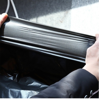 5-50 μm πάχος HDPE/LDPE/LLDPE Μαύρο σάκο σκουπιδιών από για τις ανάγκες των πελατών