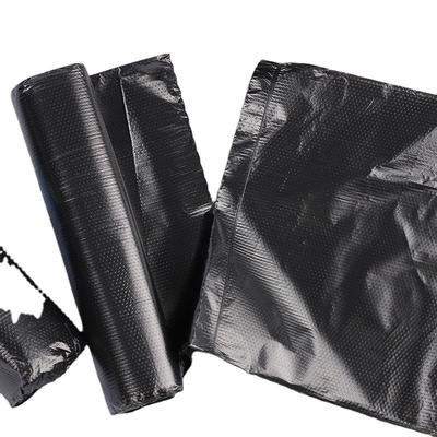 5-50 μm πάχος HDPE/LDPE/LLDPE Μαύρο σάκο σκουπιδιών από για τις ανάγκες των πελατών