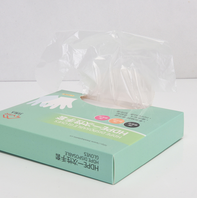 Μεσαίου πάχους γάντια HDPE για διαρροή χωρίς διατροφική ποιότητα Ξαναχρησιμοποιήσιμο καθαριστικό γάντι βινυλίου