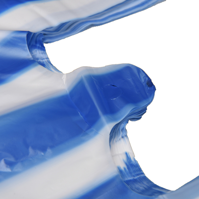 Υπερμάρκετ HDPE Drawstring Μαύρη πλαστική ασφάλεια τετραγωνική κάτω τσάντα με ανταγωνιστική