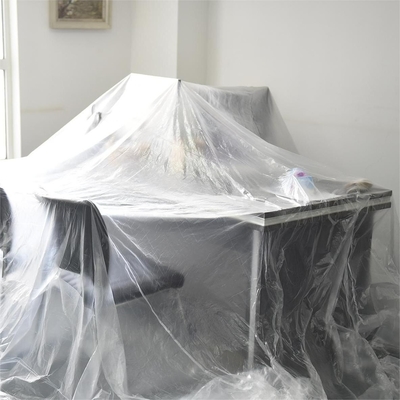 Φόρμα συσκευασίας φύλλο σκόνης HDPE/LDPE/LLDPE πλαστικό ύφασμα σταγόνα για την προστασία της ζωγραφικής