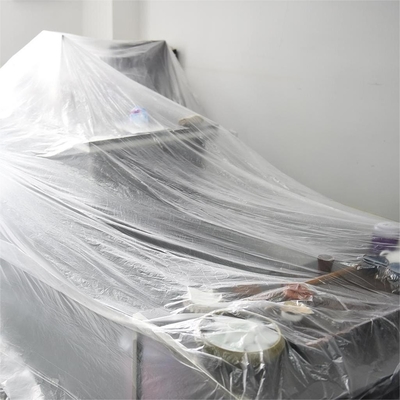 Φόρμα συσκευασίας φύλλο σκόνης HDPE/LDPE/LLDPE πλαστικό ύφασμα σταγόνα για την προστασία της ζωγραφικής