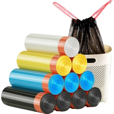 Προσαρμοσμένο σχεδιασμό Eco Friendly Drawstring Bin Liner για τη διαχείριση των βαρέων αποβλήτων