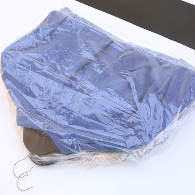Υλικό κάλυψης σκόνης από πολυαιθυλένιο για τσάντα αποθήκευσης ρούχων πολυτελείας βαμβακιού 1000pcs