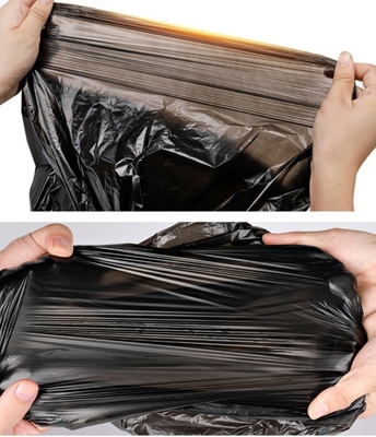 HDPE/LDPE/LLDPE Εύκολες και απλές φορητές σακούλες σκουπιδιών με σφραγισμένο πάτωμα