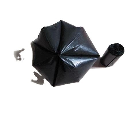 οκ κομποστό πιστοποιημένο HDPE βαρέος φόρτος πλαστική σακούλα σκουπιδιών ρολό για απόβλητα μεγάλης χωρητικότητας