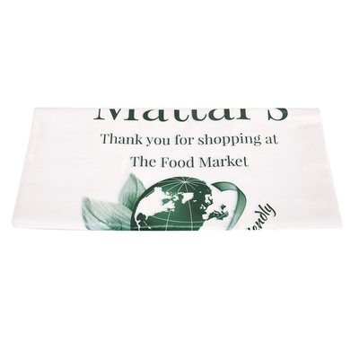 Τυπώστε λογότυπο PET PETAL PE Custom Plastic Bag με Flexiloop Handle και Custom Print