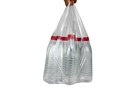 Τυπώστε λογότυπο PET PETAL PE Custom Plastic Bag με Flexiloop Handle και Custom Print