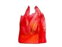 Τυπώστε λογότυπο PET PETAL PE Custom Plastic Bag με Flexiloop Handle και Custom Print