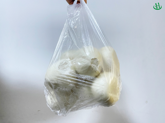 Διαφανείς σακούλες HDPE για λαχανικά Ανθεκτικές σε δάκρυα HDPE/LDPE/LLDPE Σούπερ μάρκετ