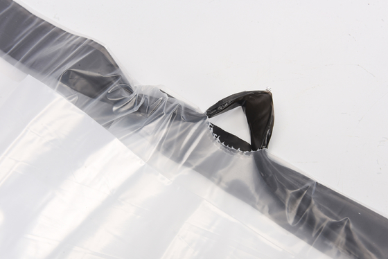 HDPE LDPE MDPE τετραγωνική τσάντα γραφείου οικιακής χρήσης φορητή πλαστική τσάντα με αυτόματο κλείσιμο