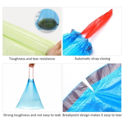 15 PCS/Rolls Διαυγές ψηλό μαγειρικό σχοινί σακούλες σκουπιδιών για την απόρριψη οικιακών αποβλήτων