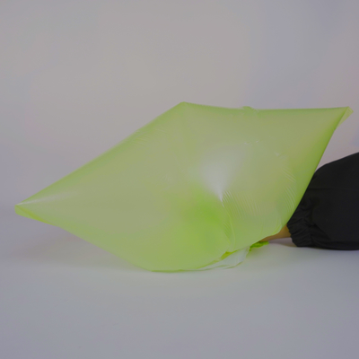 Χρωματιστή HDPE σακούλα απορριμμάτων με κλείσιμο με σχοινί