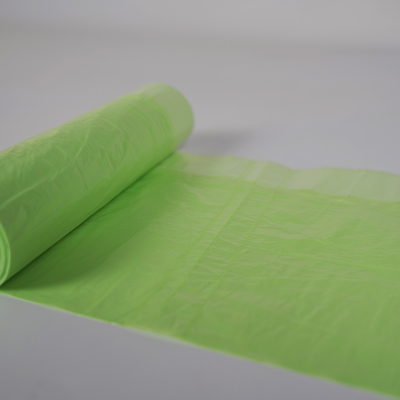 Χρωματιστή HDPE σακούλα απορριμμάτων με κλείσιμο με σχοινί