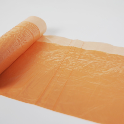 Χρωματιστή HDPE σακούλα απορριμμάτων με κλείσιμο με σχοινί