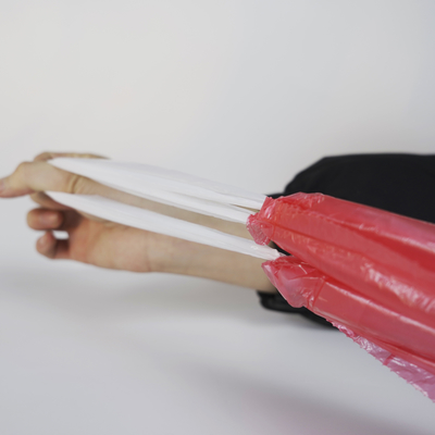 Χρωματιστή HDPE σακούλα απορριμμάτων με κλείσιμο με σχοινί