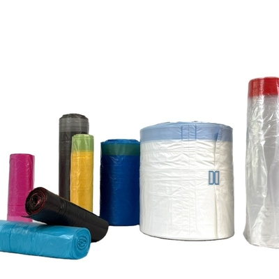 Ατομικά διπλωμένες HDPE πλαστικές σακούλες απορριμμάτων