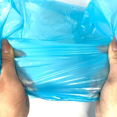 Ατομικά διπλωμένες HDPE πλαστικές σακούλες απορριμμάτων