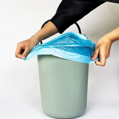 Ατομικά διπλωμένες HDPE πλαστικές σακούλες απορριμμάτων