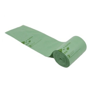 Παραγγελία προσαρμοσμένη αποδέχεται 35L Biodegradable bin liners για φιλική προς το περιβάλλον διάθεση αποβλήτων