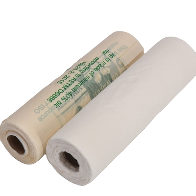 Παραγγελία προσαρμοσμένη αποδέχεται 35L Biodegradable bin liners για φιλική προς το περιβάλλον διάθεση αποβλήτων