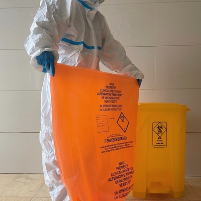 Εκτυπωμένη με οφσέτ HDPE/LDPE/LLDPE ιατρικά απόβλητα