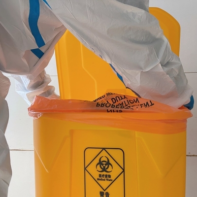 Εκτυπωμένη με οφσέτ HDPE/LDPE/LLDPE ιατρικά απόβλητα