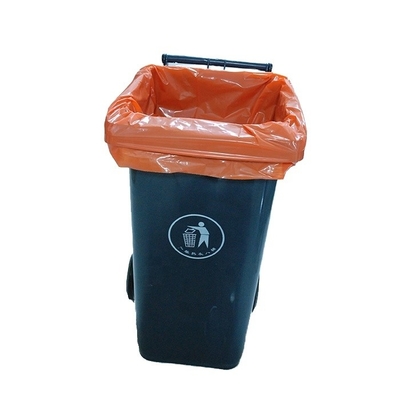 Μπεζ 100L πλαστική μεγάλη μαύρη επαναχρησιμοποιήσιμη σακούλα σκουπιδιών σε ρόλο για 55 γαλόνια και εκτύπωση Offset