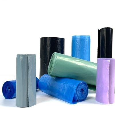 Απευθείας κατασκευασμένο Custom Printed Plastic Trash Garbage Bag σε κυλίνδρους Βιοδιασπώμενο