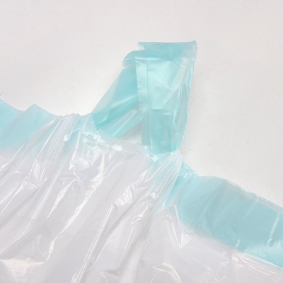Περιβαλλοντικά φιλική HDPE βαριά τσάντα σκουπιδιών με πλαστική ταινία