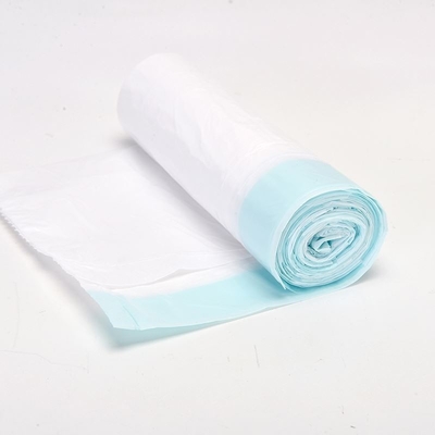 Περιβαλλοντικά φιλική HDPE βαριά τσάντα σκουπιδιών με πλαστική ταινία