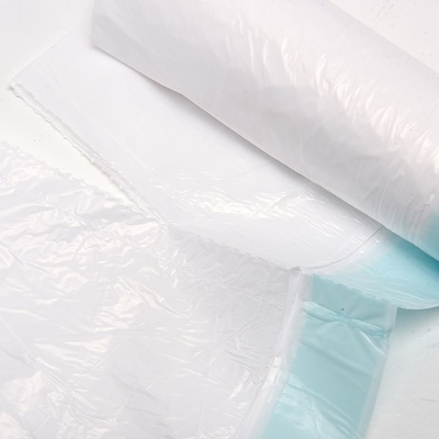 Περιβαλλοντικά φιλική HDPE βαριά τσάντα σκουπιδιών με πλαστική ταινία