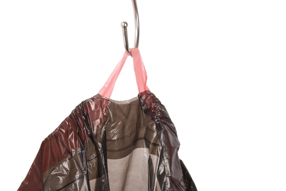 HDPE/LDPE 13 γαλόνια βιοδιασπώμενη σακούλα απορριμμάτων σε κυλίνδρους σε μπεζικό χρώμα με υλικό LLDPE