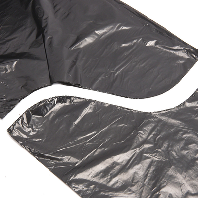 Μπεζ PE πλαστικό HDPE/LDPE Flap Tie σκουπίδια σκουπιδιών για άμεση προσαρμοσμένη επωνυμία