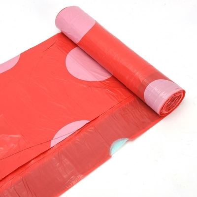 HDPE σακούλα σκουπιδιών με σχοινί και πιστοποιητικό OK κομποστοποίηση για διαχείριση αποβλήτων