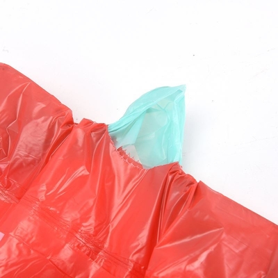 HDPE σακούλα σκουπιδιών με σχοινί και πιστοποιητικό OK κομποστοποίηση για διαχείριση αποβλήτων