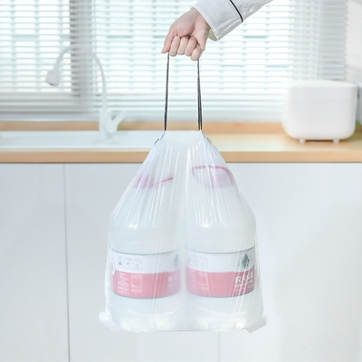 Διαφανείς σακούλες HDPE για σκουπίδια χωρίς άρωμα LDPE μπλε σακούλα σκουπιδιών