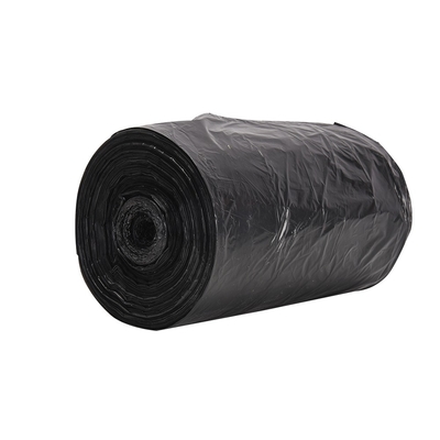 Χρησιμοποιήσιμες σακούλες σκουπιδιών HDPE/LDPE/LLDPE με λογότυπο διαλογής σε μαύρο χρώμα για κάδο σκουπιδιών