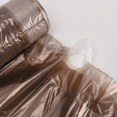 HDPE 15 PcsRolls Απευθείας παραγγελία Διαφανές ψηλό μαγειρικό σχοινί καθαρισμού πλαστική σακούλα απορριμμάτων