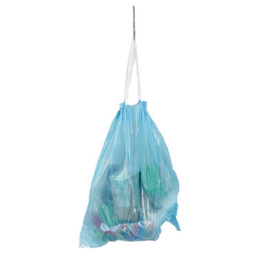 Προσαρμοσμένη παραγγελία HDPE σακούλες απορριμμάτων πλαστικές μίας χρήσης σε κυλίνδρους Σφραγίδα αστέρι Σφραγίδες σκουπιδοτενεκέδες Σφραγίδες σχοινί