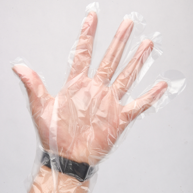 Μεσαίου πάχους γάντια HDPE για διαρροή χωρίς διατροφική ποιότητα Ξαναχρησιμοποιήσιμο καθαριστικό γάντι βινυλίου