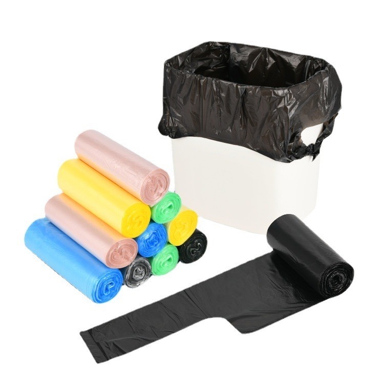 HDPE/LDPE/LLDPE Εύκολες και απλές φορητές σακούλες σκουπιδιών με σφραγισμένο πάτωμα